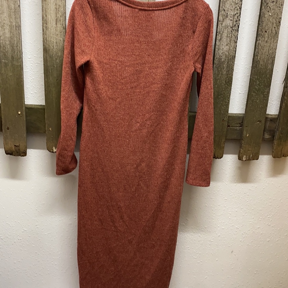 LUSH LONG SWEATER DRESS NWT MEDIUM - Picture 6 of 9